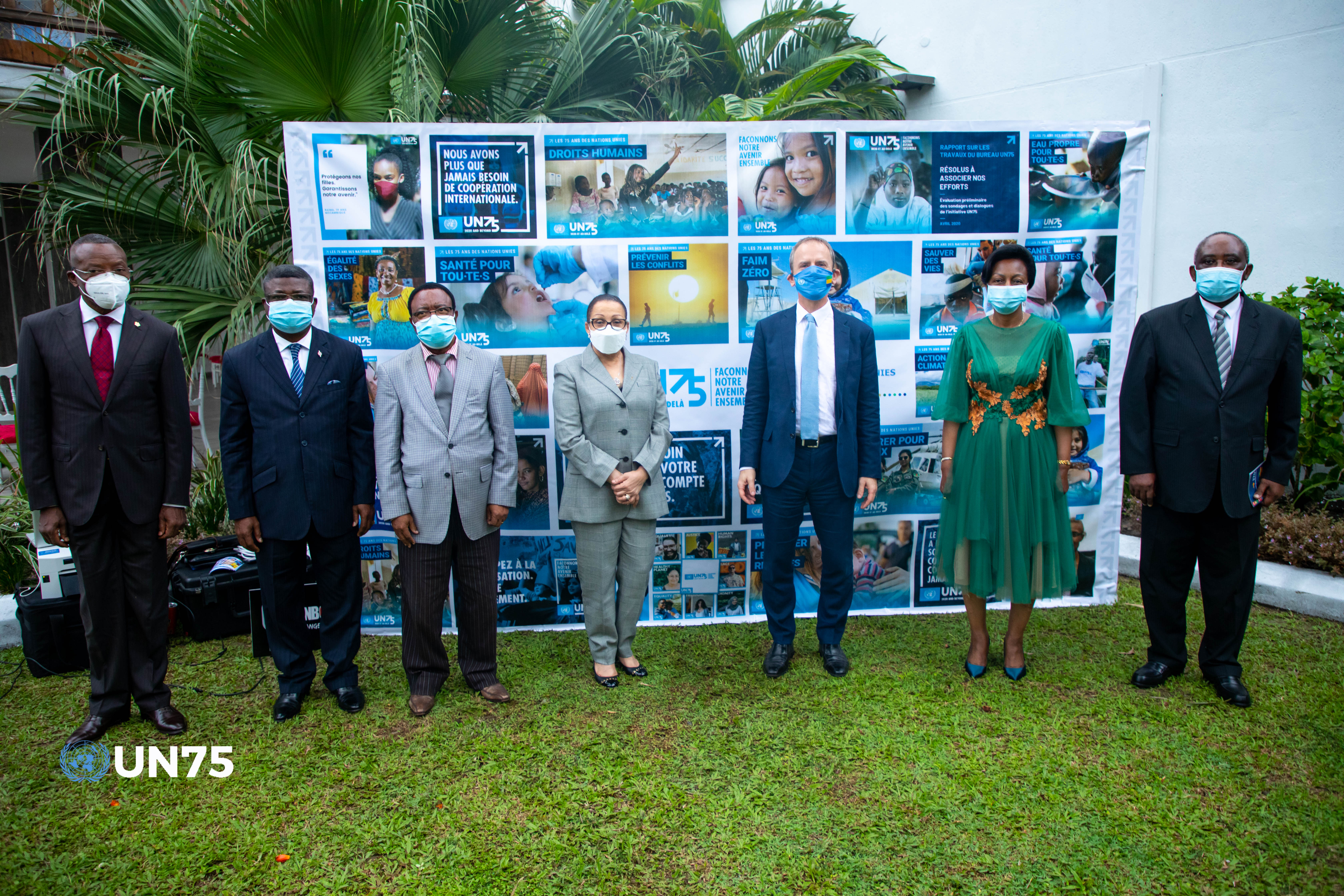Photos des invités de marque aux 75 ans de l'ONU au Gabon