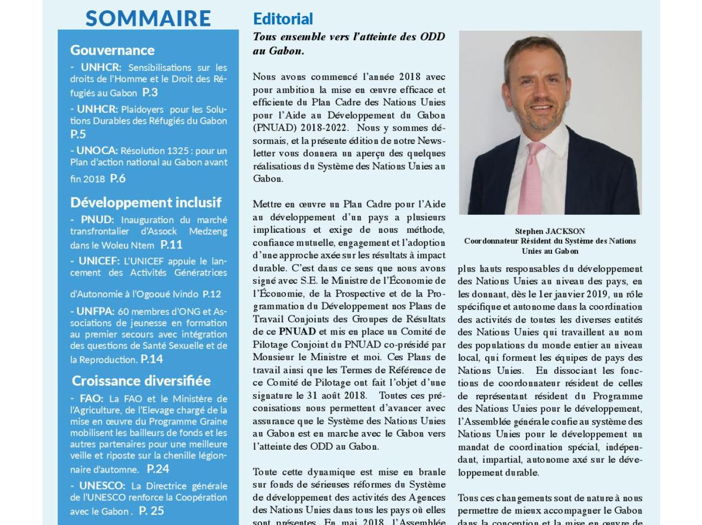 Lettre d'information SNU Aout 2018 Cover