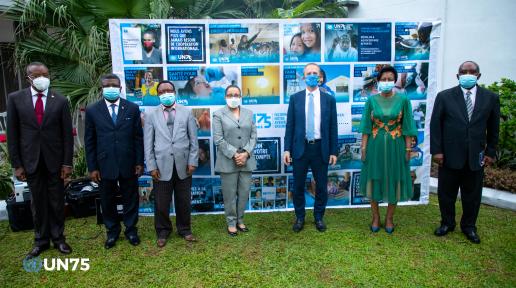 Photos des invités de marque aux 75 ans de l'ONU au Gabon
